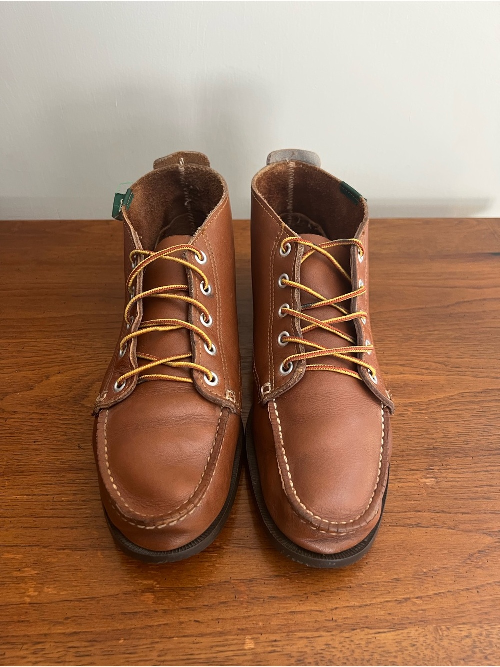 Vintage G.H. Bass & Co. Men's Tan Leather Moc Chukka Boots